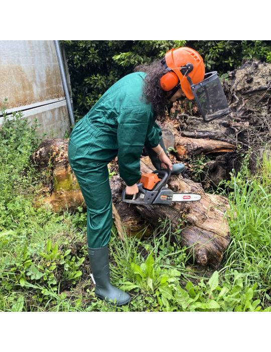 Green pvc boots "050" by GUANTIFICIO SENESE