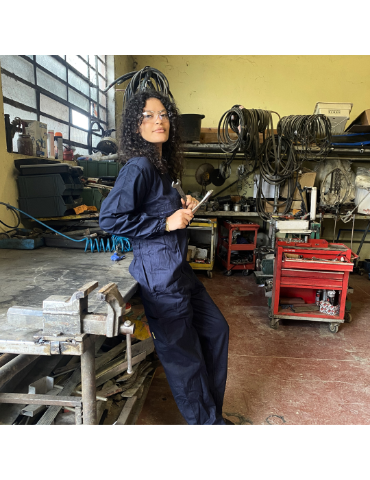 Logica Arbeitsoverall in Massawa Blue 9070BLU