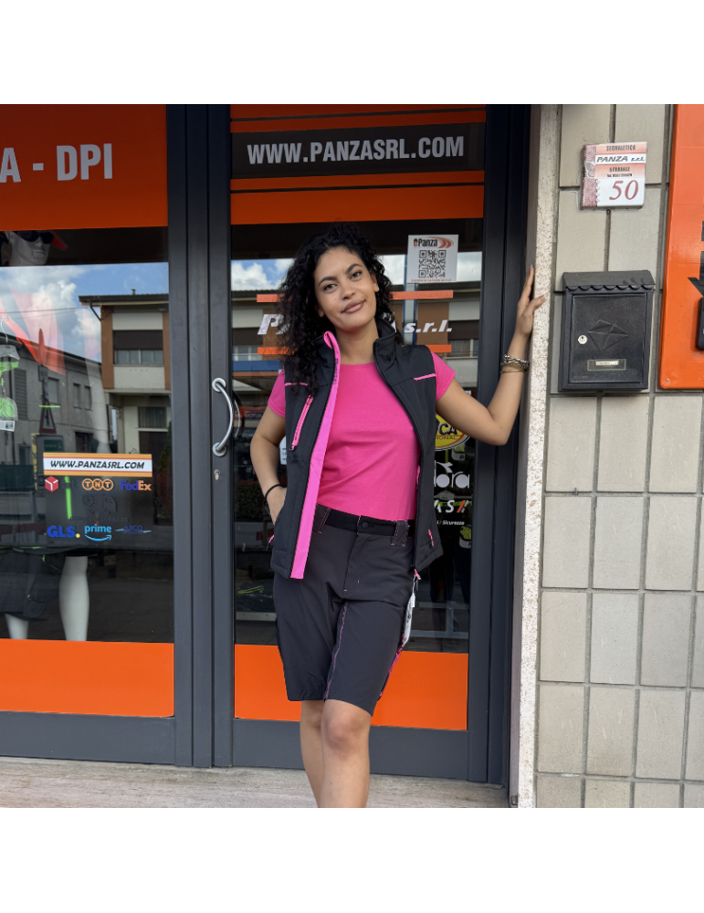 Work Vest u-power Universe Grey Fuchsia FU188GF