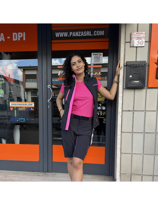 Work Vest u-power Universe Grey Fuchsia FU188GF