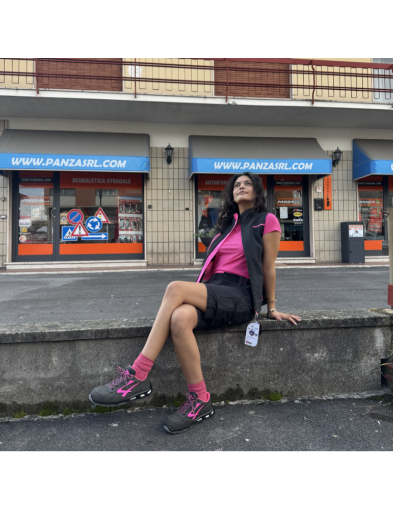 Gilet de travail u-power Univers Grey Fuchsia FU188GF