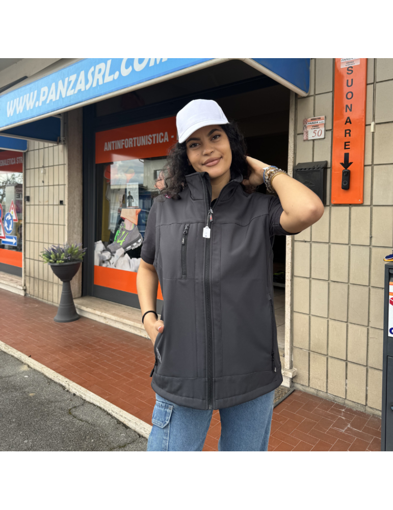 Grimpe U-power gilet de travail gris météorite DW025GM