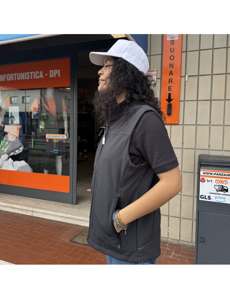 Climb U-power work vest meteorite grey DW025GM