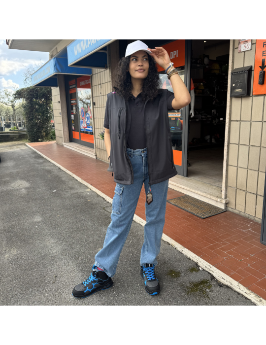 Kletter U-power Arbeitsweste Meteorite Grey DW025GM