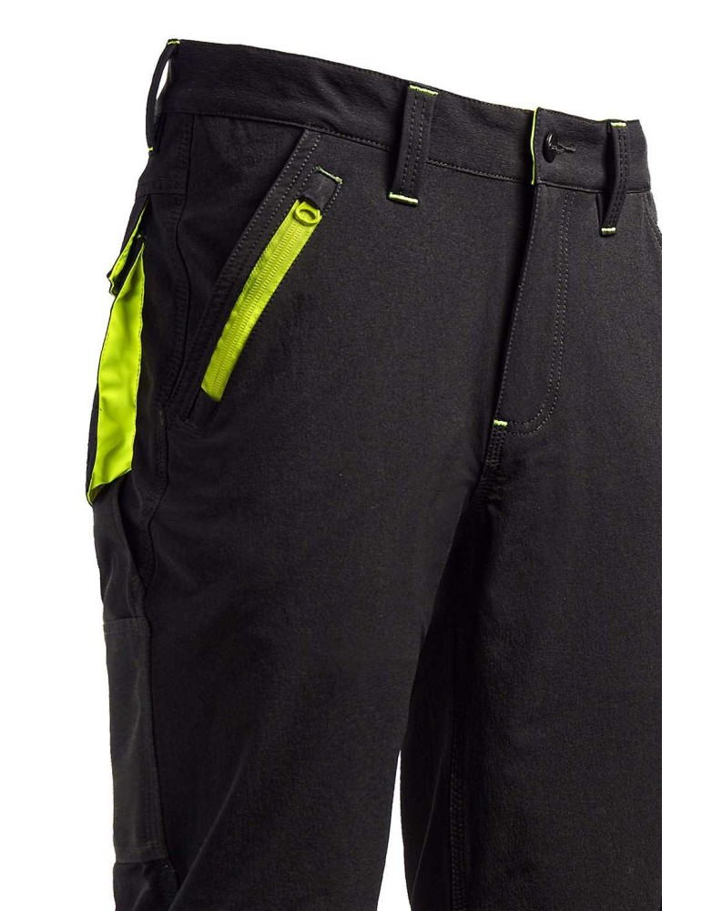 Pantalones Pantalones de invierno 90% poliamor 10% spandex negro de GUA...