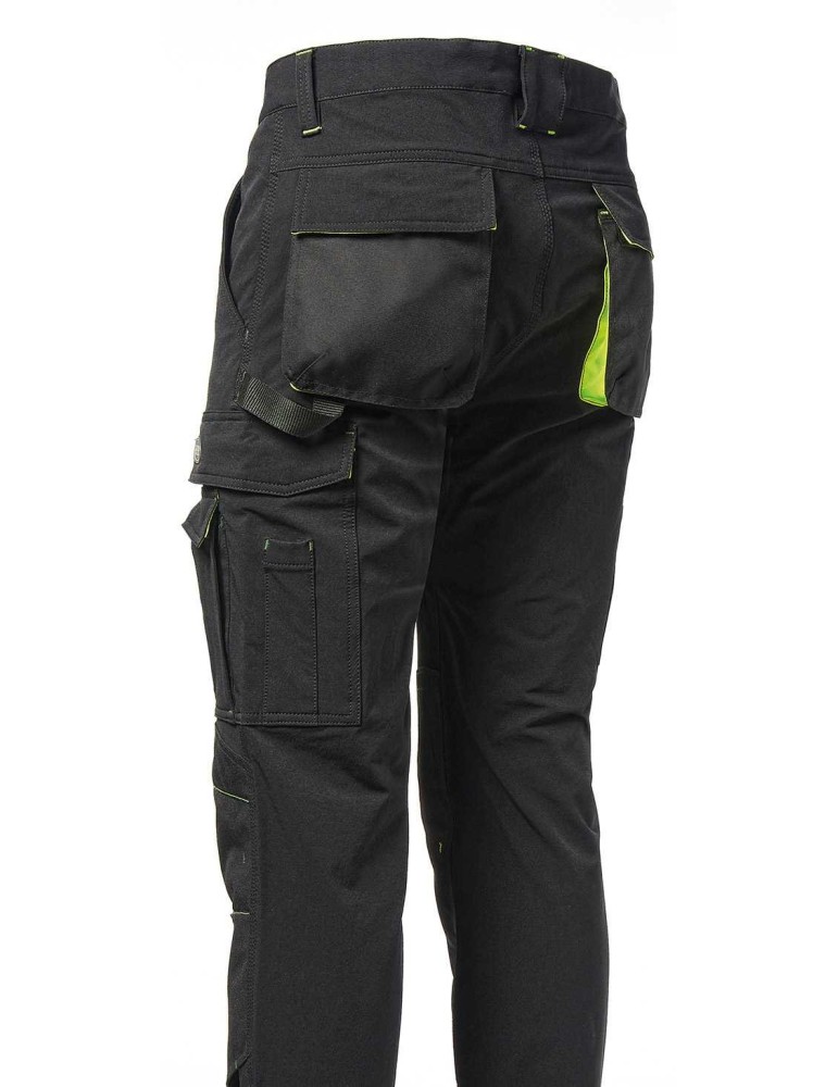 Pantalones Pantalones de invierno 90% poliamor 10% spandex negro de GUA...