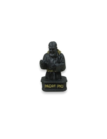 Padre Pio I busto in pietra lavica