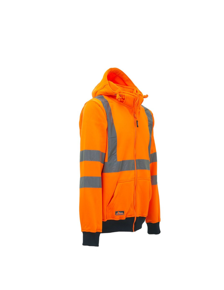 Sweat de travail orange fluorescent « melody » haute visibilité de U-power