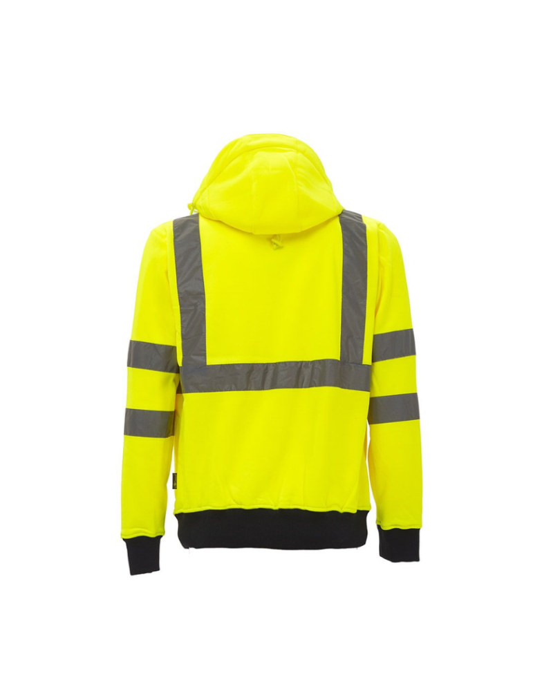 Sweat de travail jaune Fluo Mélodie haute visibilité de U-power