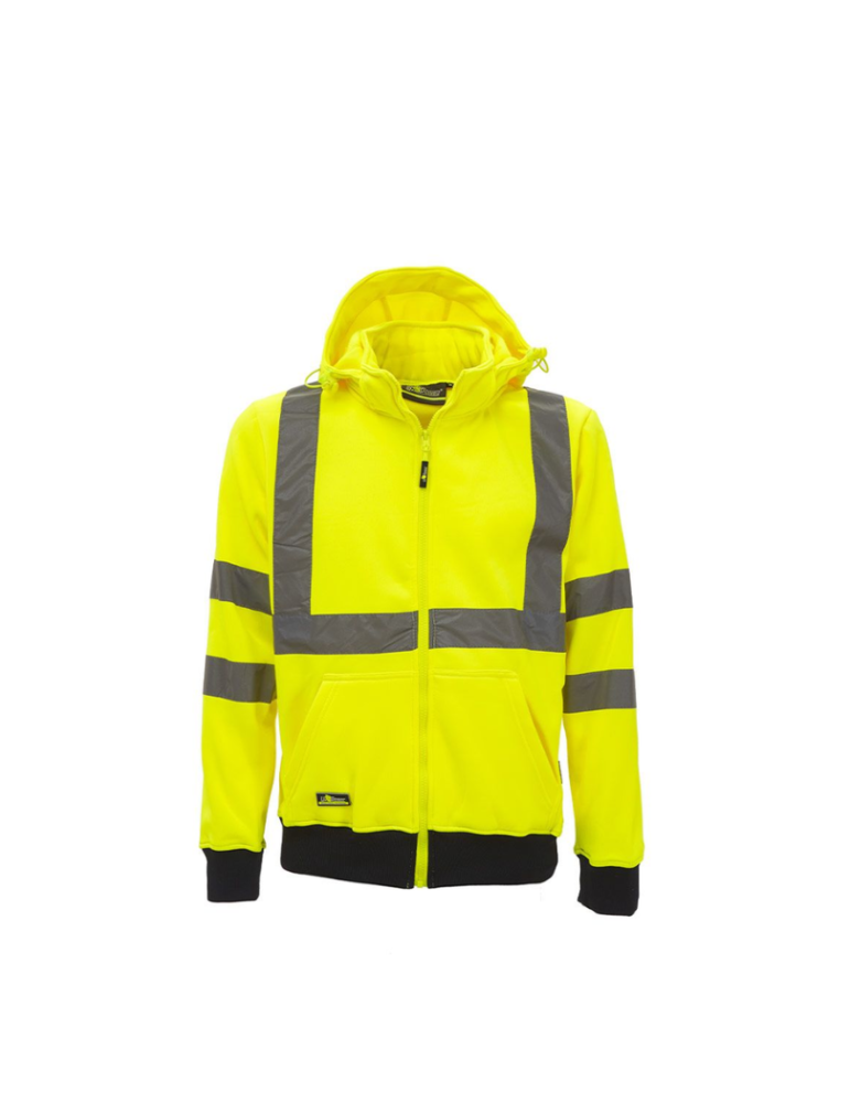 Alta visibilita' Felpa da lavoro " melody " yellow fluo della U-power
