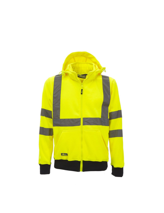 Hochsichtbarer Fluo gelbe Melody Work-Sweatshirt von U-power