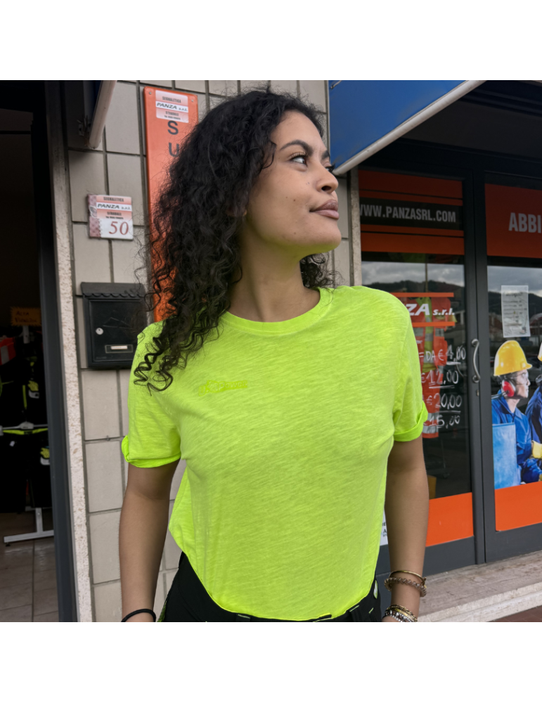 Camiseta de trabajo u-power Fluo amarillo EY195YF