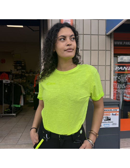 T-shirt da lavoro U-Power Fluo Yellow EY195YF