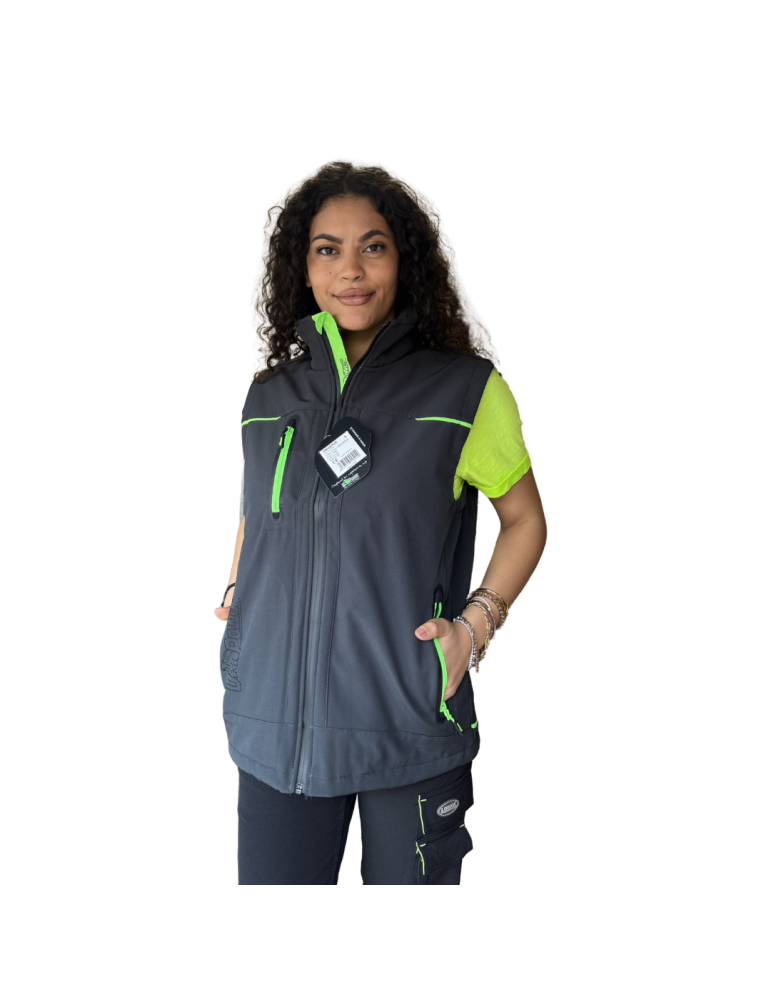 u-power Universe Asphalt Grey Green FU188RL Work Vest