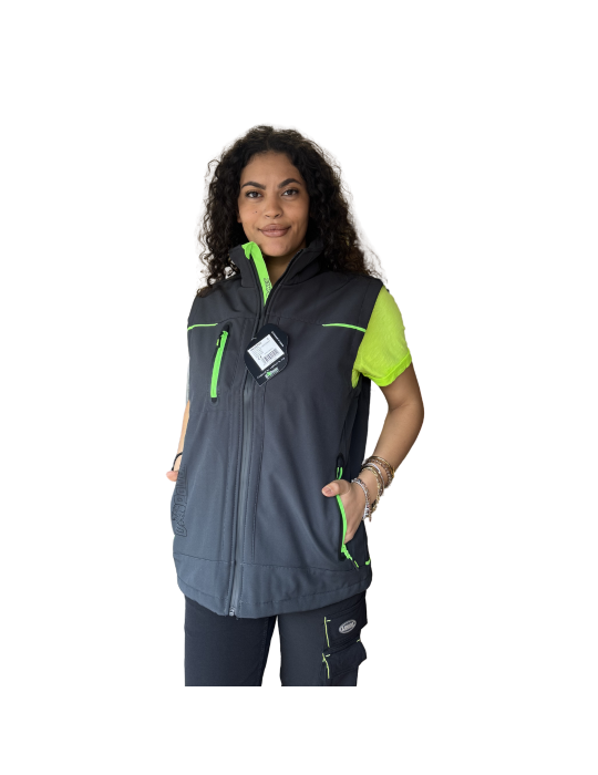 u-power Universe Asphalt Grey Green FU188RL Work Vest