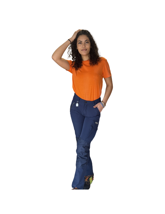 Pantaloni Pantaloni super stretch light blu " papete/1 " della GUAN...