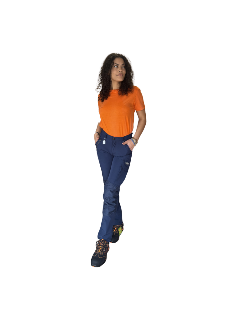 Pantaloni Pantaloni super stretch light blu " papete/1 " della GUAN...
