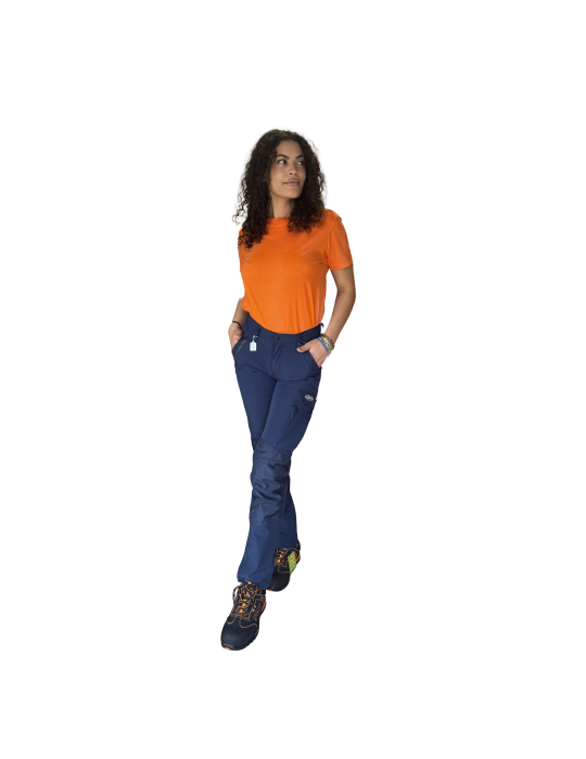 Pantaloni Pantaloni super stretch light blu " papete/1 " della GUAN...