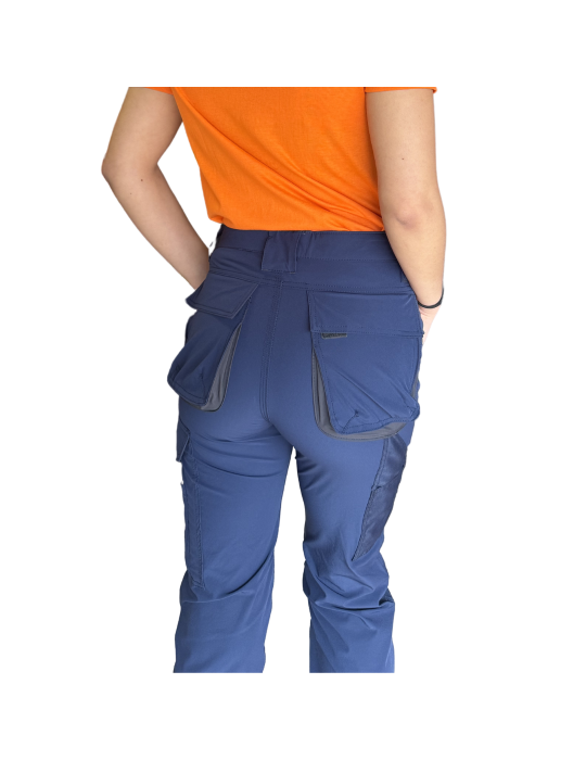Pantaloni Pantaloni super stretch light blu " papete/1 " della GUAN...