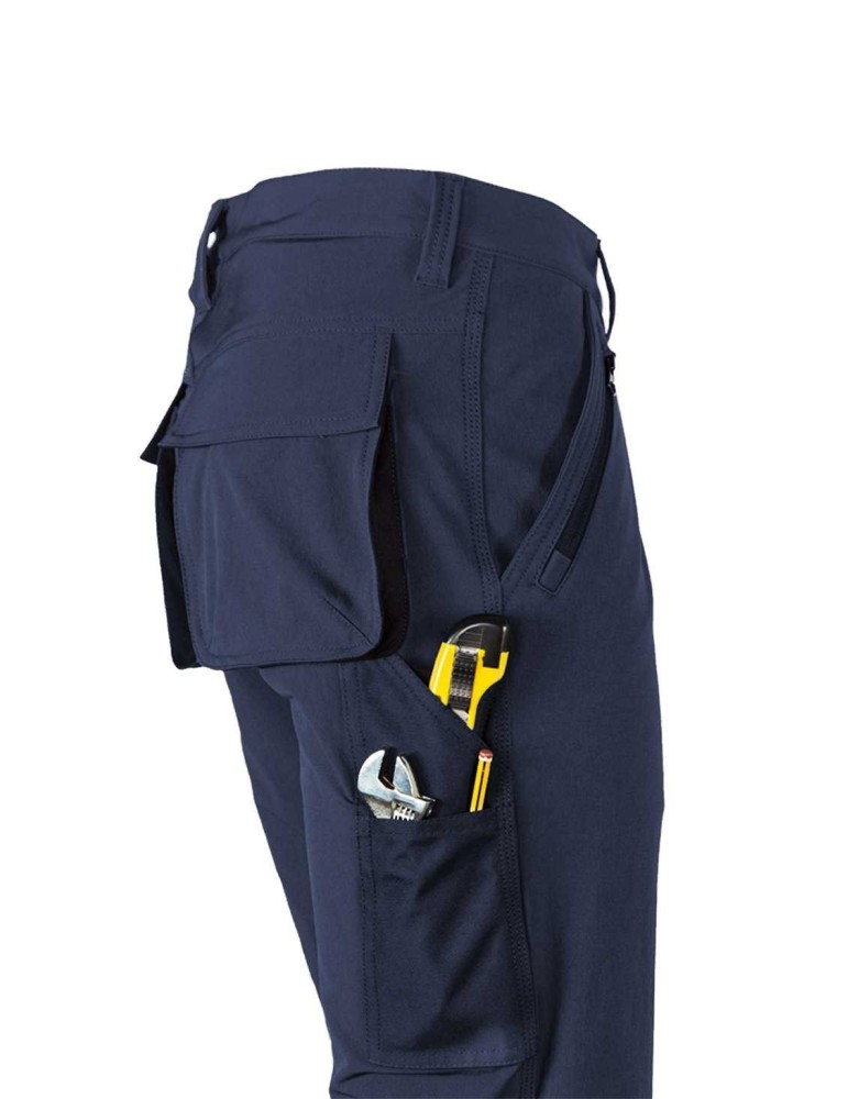 Pantaloni Pantaloni super stretch light blu " papete/1 " della GUAN...