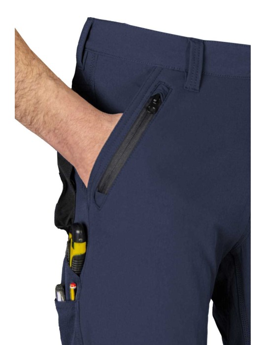 Pantaloni Pantaloni super stretch light blu " papete/1 " della GUAN...