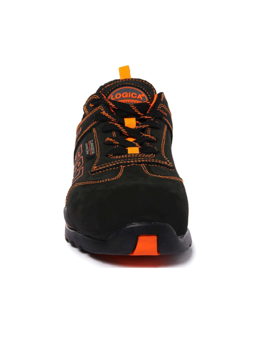 Logica Gamma low safety shoe in black nubuck S3 SRA