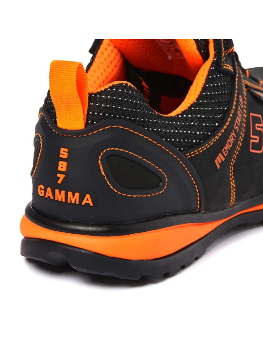 Chaussure Logica Gamma à faible sécurité en nubuck noir S3 SRA