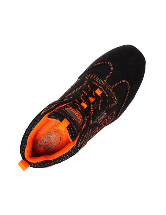 Chaussure Logica Gamma à faible sécurité en nubuck noir S3 SRA