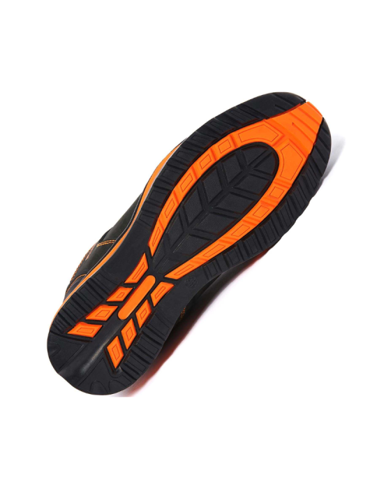 Logica Gamma Low-Safety-Schuh in schwarzem Nubuck S3 SRA