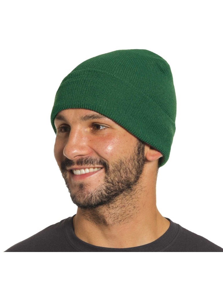 Kap2 100% acrylic skullcap Logica green