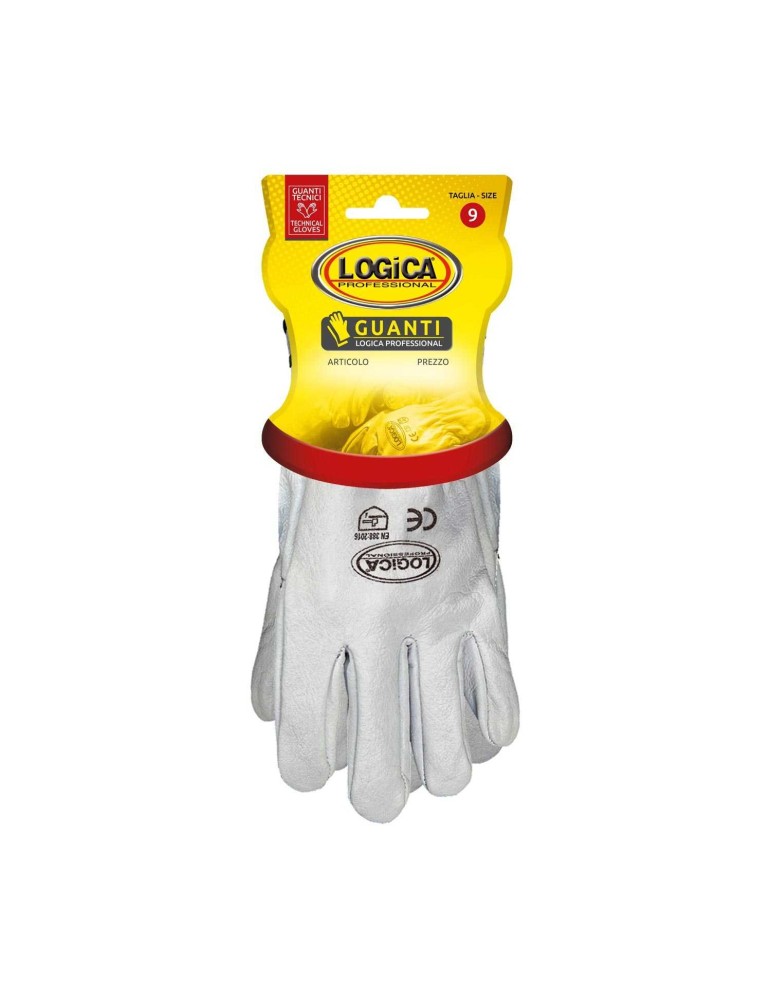 Guantes de trabajo Guantes de cuero de grano búfalo 4 puntas "114e2s" de la ...