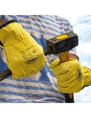 Leather Gloves Extra ab hemmed grain leather gloves from the GLOVES ... 2