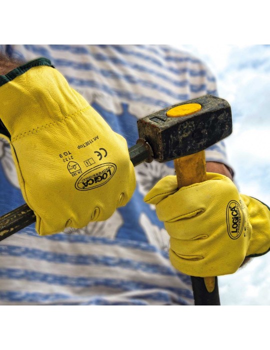 Leather Gloves Extra ab hemmed grain leather gloves from the GLOVES ...