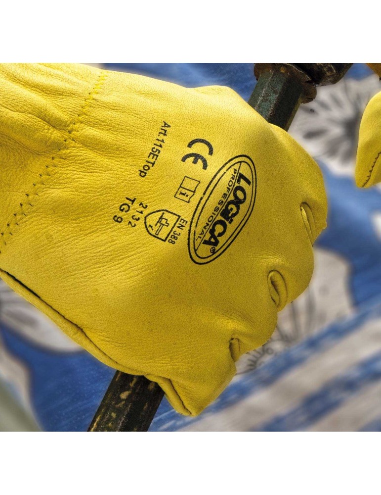 Gants en cuir Gants en cuir en forme d’ourlet en abs Extra des gants ...