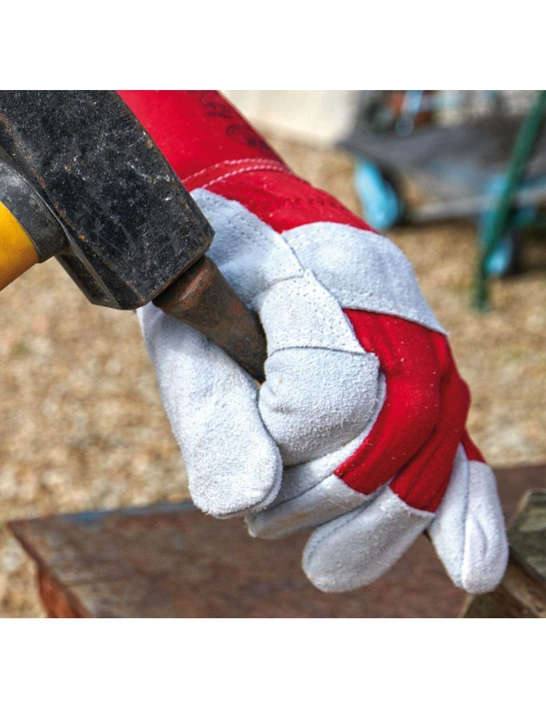 Gants de travail Gants de Cromp avec dos en toile pour le soudeur de la S...