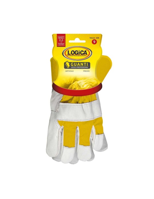 Leather Gloves Flower Back Canvas Gloves GUANTIFICIO SENESE