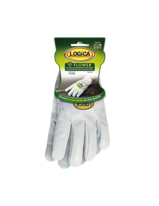 Guanti in pelle Guanti pelle fiore bovino 1° scelta 3 tips orlato c...