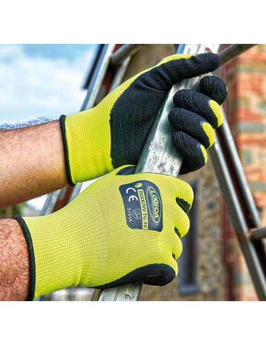 Guantes de látex Guantes de espuma de látex transpirables del OJ...