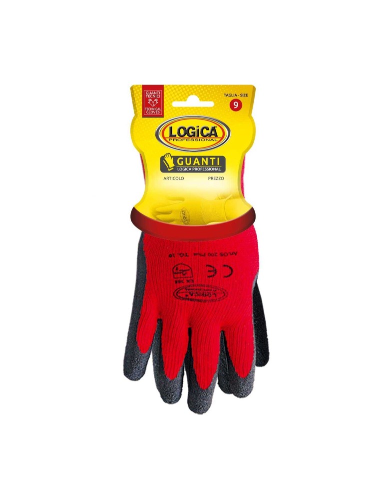 Polyurethane gloves Cotton crepe and knit gloves with cotton cuffs