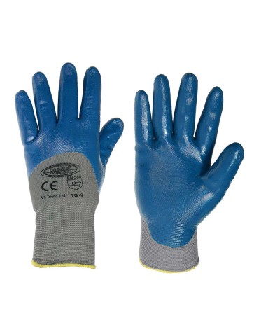 Polyurethane gloves Nitrile coated polyester gloves 3/4 de...