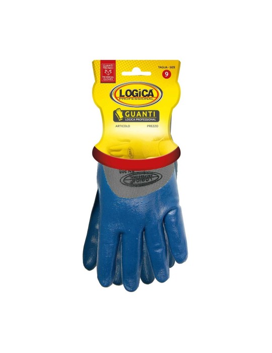 Polyurethane gloves Nitrile coated polyester gloves 3/4 de...