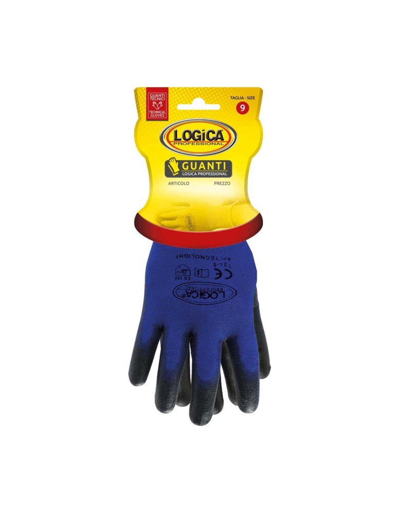 Guanti da lavoro Guanti filo nylon lavorazione e finezza 18 aghi de...