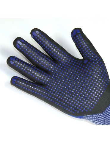 Rutschfeste PVC-gepunktete NBR-Schaumhandschuhe 2