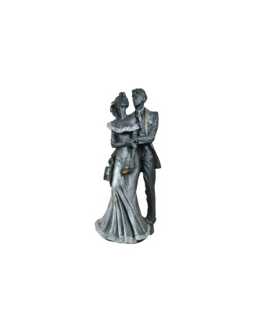 Newlyweds lava stone statue