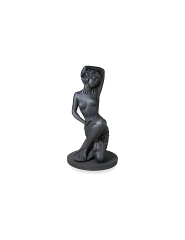 Greek woman in lava stone