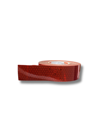 Nastro Adesivo Catarifrangente Rosso 50M