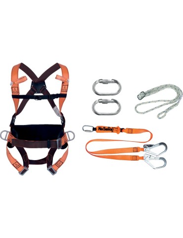 Fall arrest harness kit