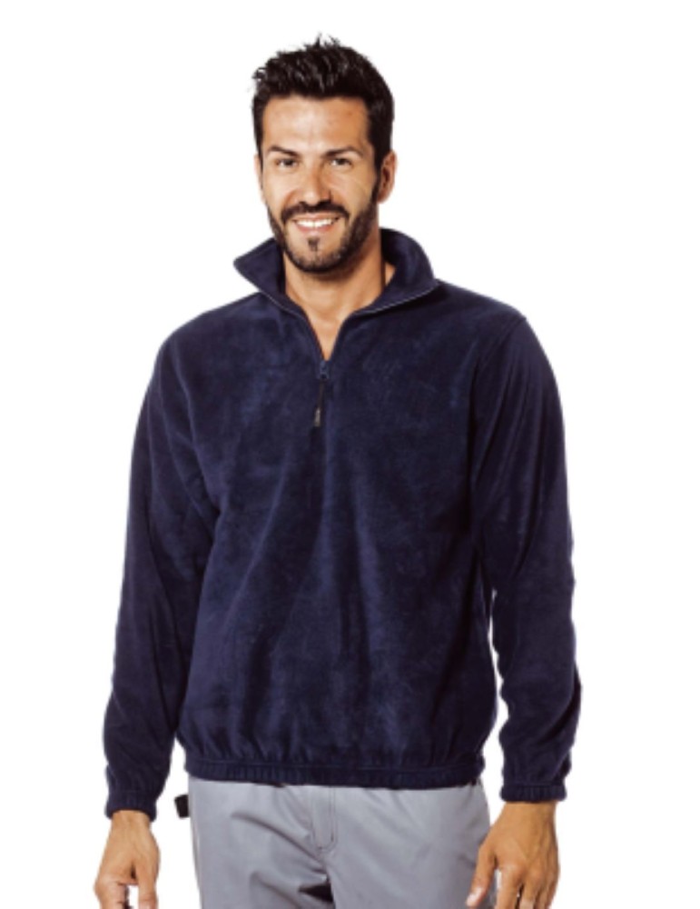 Pyle in poliestere con zip corta Pyle in poliestere con zip corta