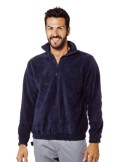 Polyester pyle with short zip