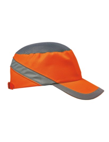 Casco antidescargas naranja fluo